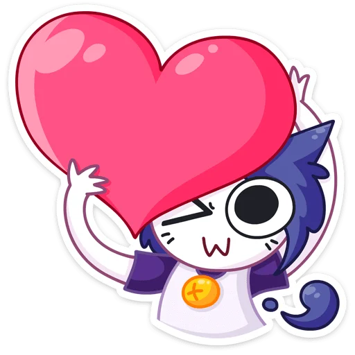 Стикер Тёмная Милшу