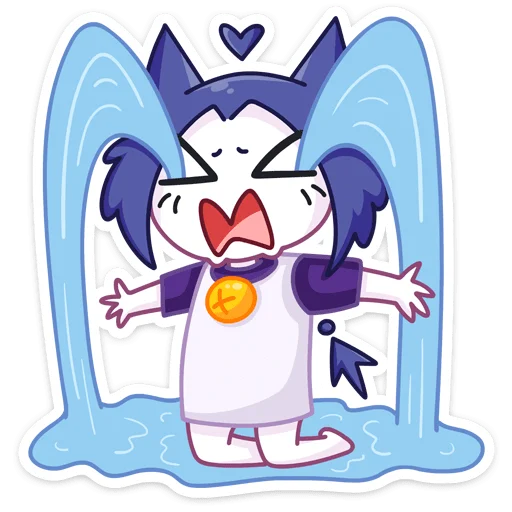 Стикер Тёмная Милшу