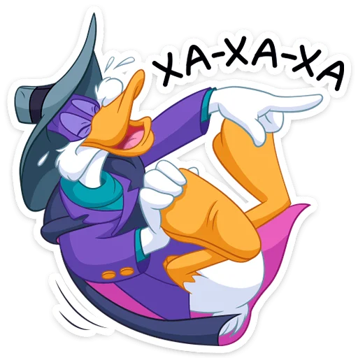 Стикер Чёрный Плащ