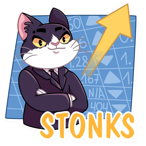 Стикер Кот Дайвинчика