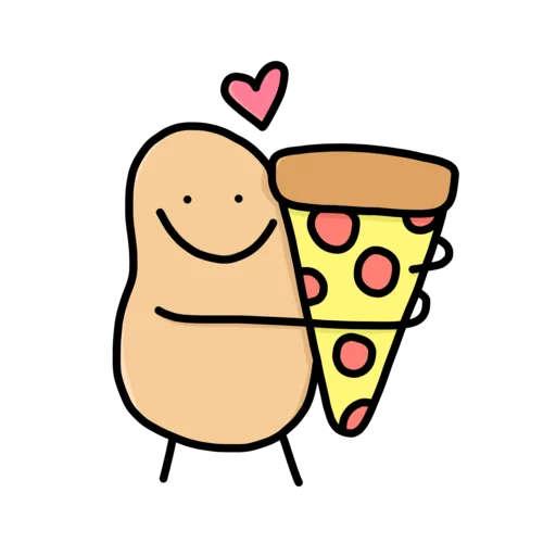 Стикер doodlingpotatoes 🥔