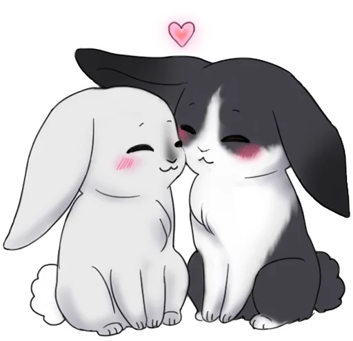 Стикер weird bunny