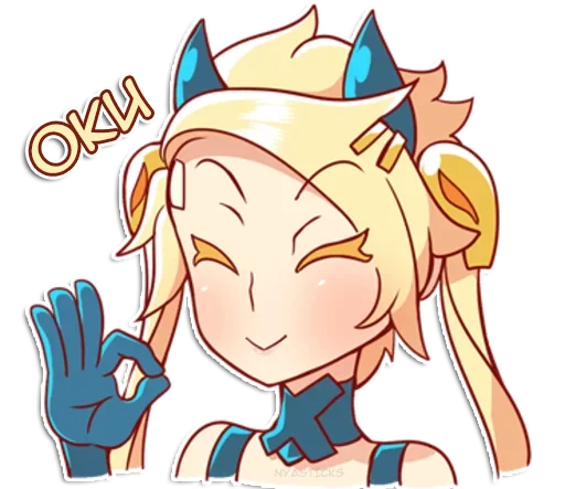 Стикер Демон-тян