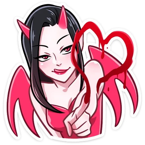 Стикер Дьяволица
