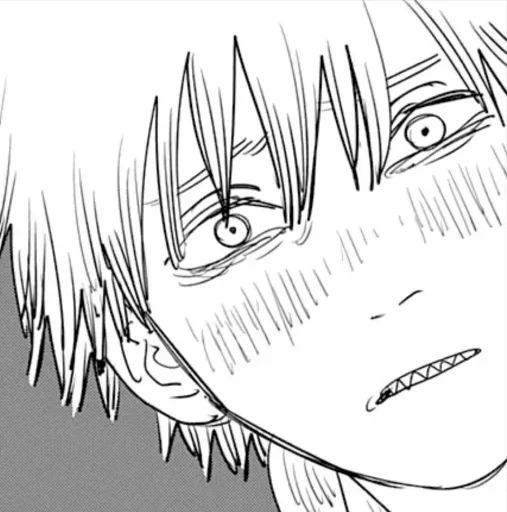 Стикер человек бензопила ♡