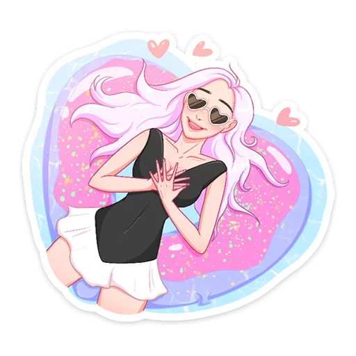 Стикер Летта