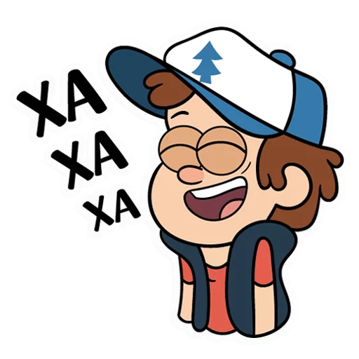 Стикер Диппер из Гравити Фолз