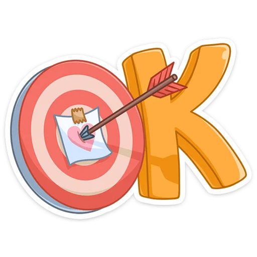 Стикер Разочарованный Амур