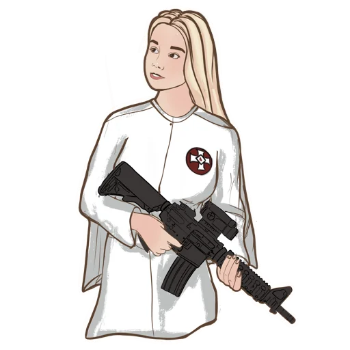 Стикер KKK Girl