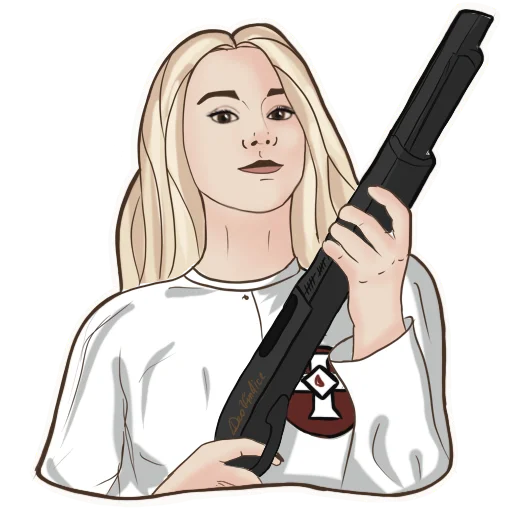 Стикер KKK Girl