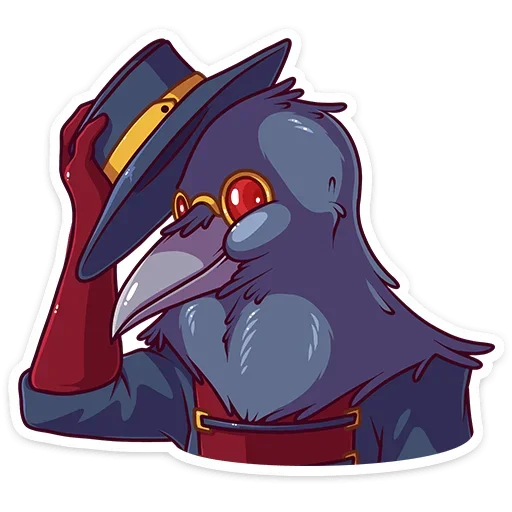 Стикер Доктор Кроу