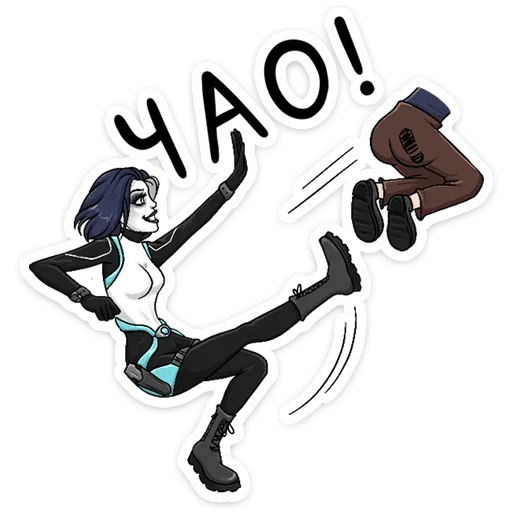 Стикер Домино