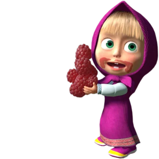 Стикер маша и медведь