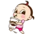 Стикер baby cute