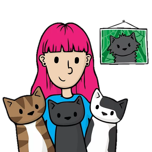 Стикер doodlecats