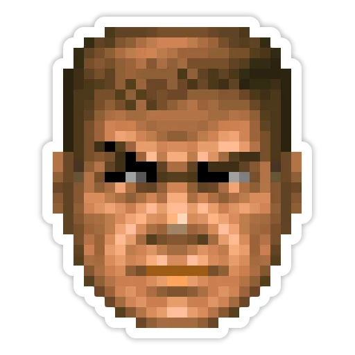 Стикер Doom Slayer