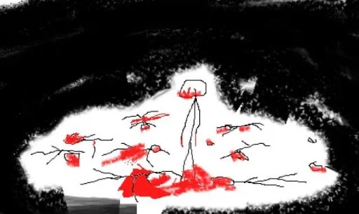 Эмодзи STICK FIGURE GORE
