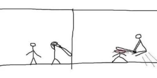 Эмодзи STICK FIGURE GORE