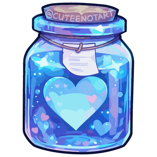 Стикер dreams in a jar