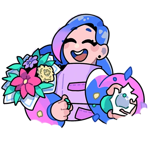 Стикер Мия из Другого Дела Без текста