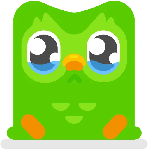 Стикер Duolingo