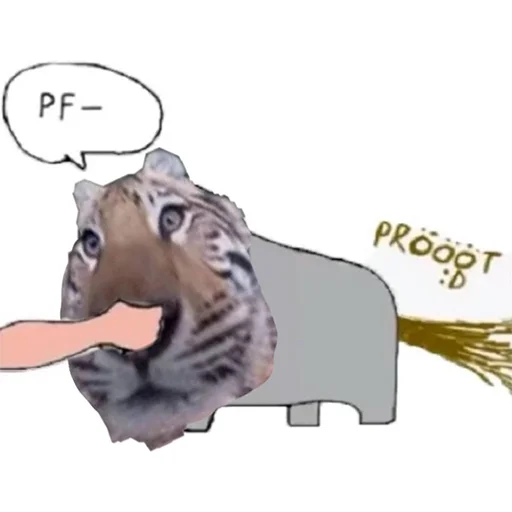 Стикер Тигр