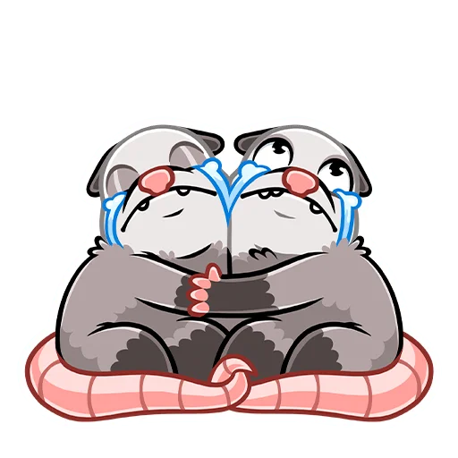 Стикер Братья Хвостики: Эник и Беник