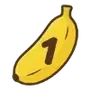 Эмодзи Банановый шрифт