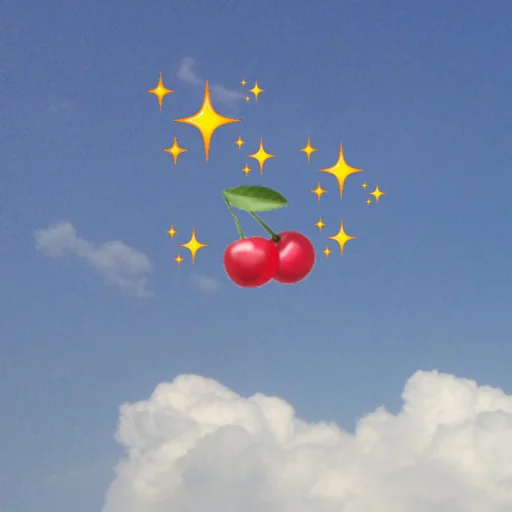 Стикер emoji in the sky