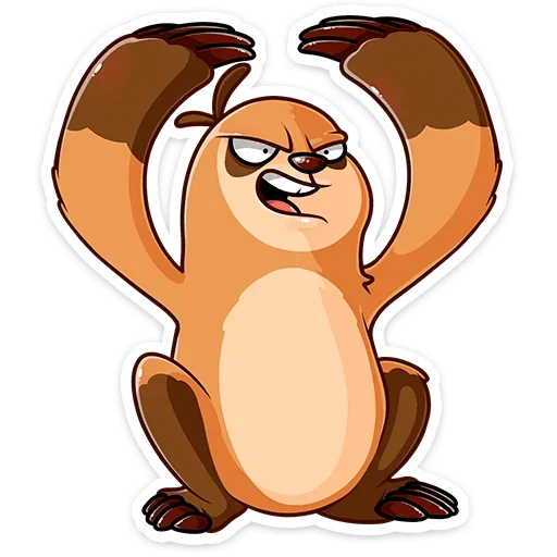 Стикер Бодрый Эл