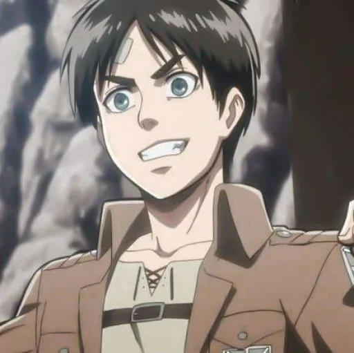 Стикер 𖥻 eren jaeger : ⚔ :