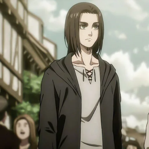 Стикер 𖥻 eren jaeger : ⚔ :