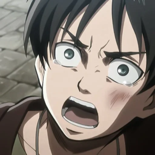 Стикер 𖥻 eren jaeger : ⚔ :