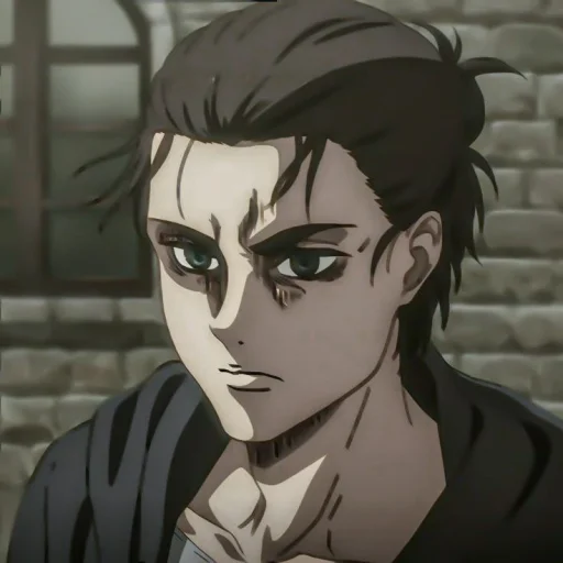 Стикер 𖥻 eren jaeger : ⚔ :