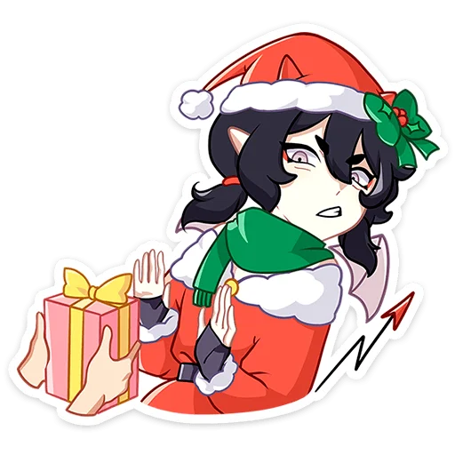 Стикер Новогодняя Ивэлтин