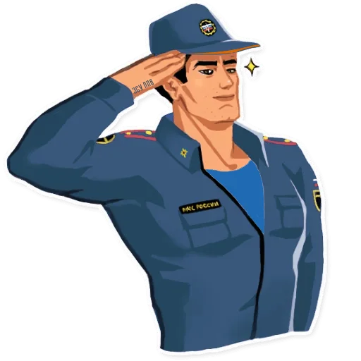 Стикер МЧС