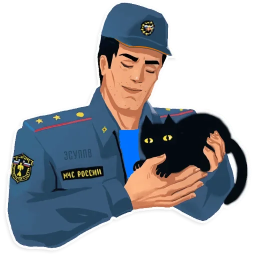 Стикер МЧС