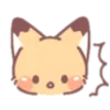 Эмодзи лисички