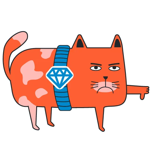 Стикер freecat