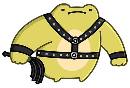 Стикер Лягушачий микс без текста