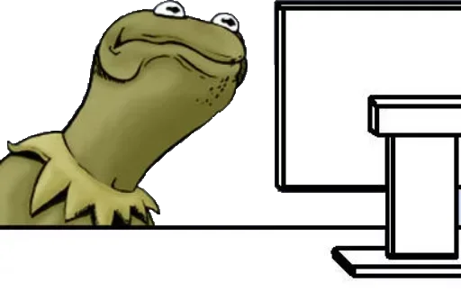 Стикер Guy Behind The Desk