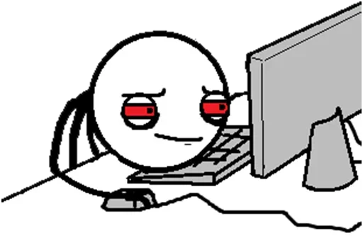 Стикер Guy Behind The Desk