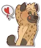 Стикер little Hyena