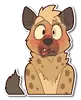 Стикер little Hyena