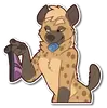 Стикер little Hyena