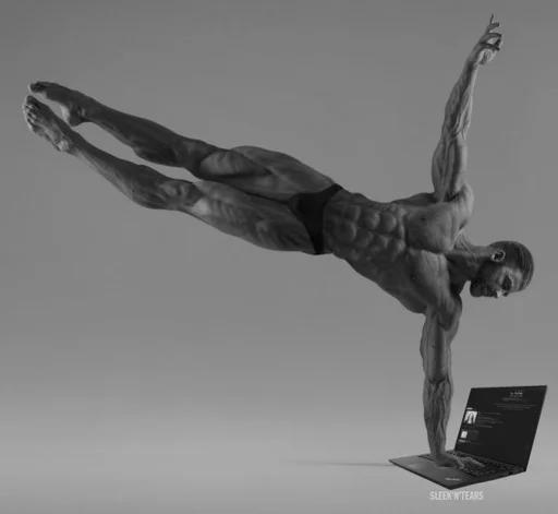 Стикер giga chad