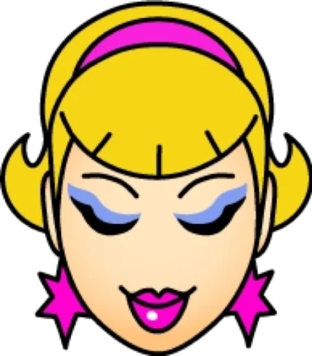 Стикер Гламур