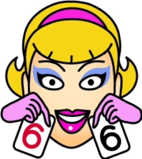 Стикер Гламур