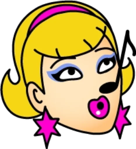 Стикер Гламур