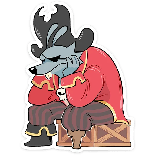 Стикер Экипаж Горгонзолы без надписей